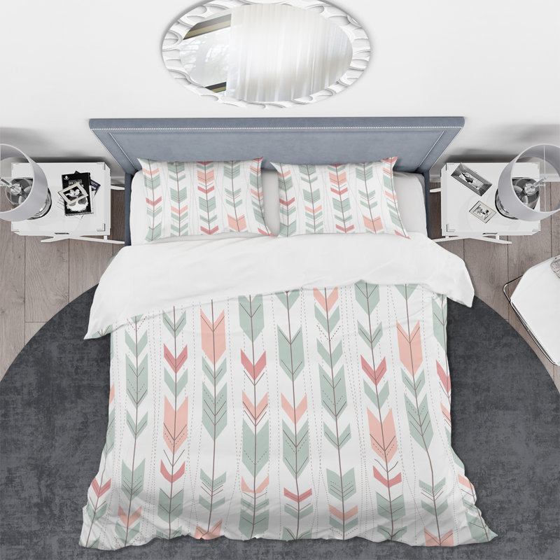 Ensemble de housse de couette en microfibre Raelie, Housse de couette très grand + 2 très grandes ta