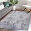 Tapis bleu argenté-662426650