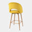 Ensemble de 3 tabourets de bar pivotants avec dossier 360 °-2044701028-2023678357