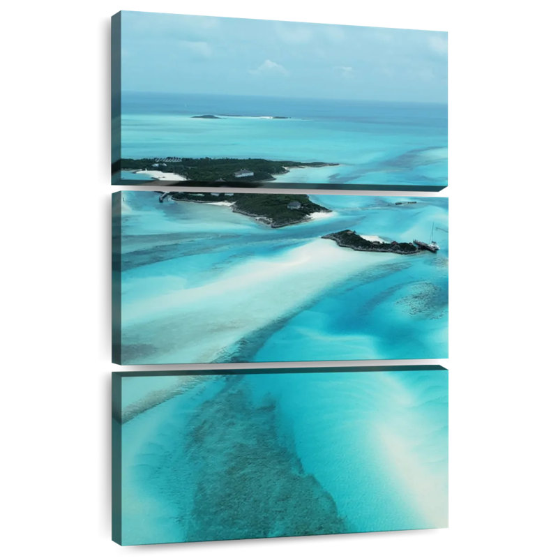 Gillard Bahamas Island View, H 32 po x l 20 po