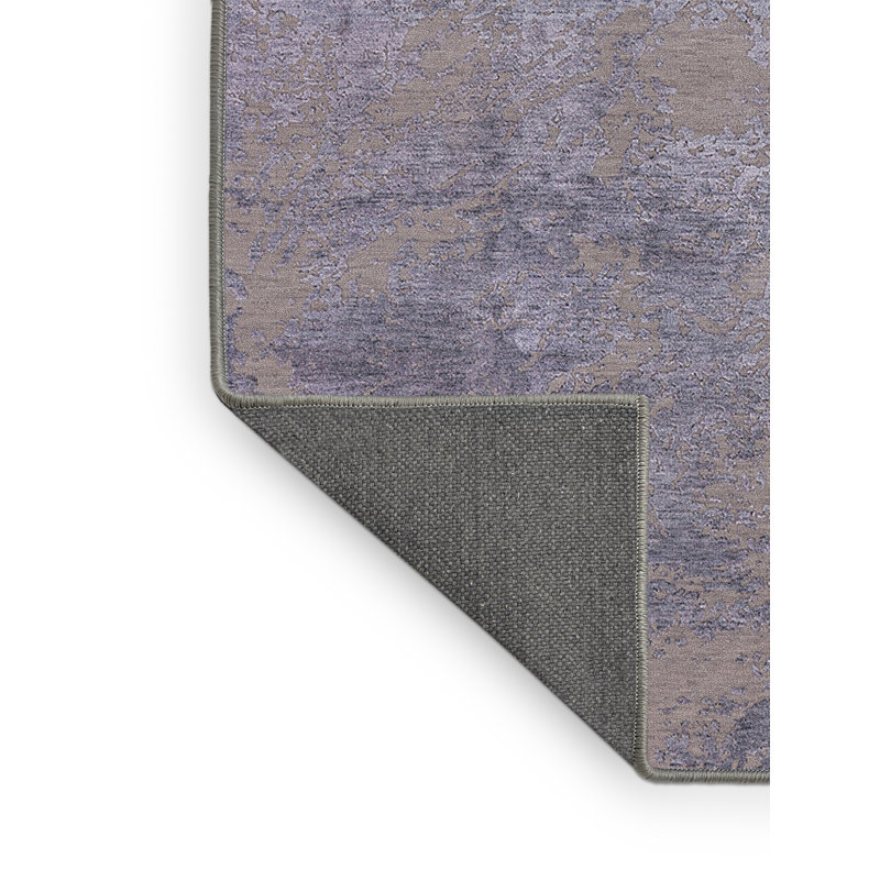 Tapis mauve à motif abstrait Boothville, Rectangle 8 pi x 12 pi