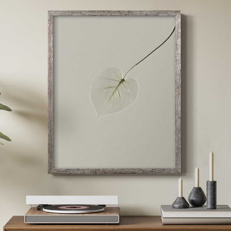 Vintage Floral Print CXCVII Framed Print - Solid Wood, 11" H x 9" W