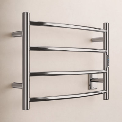 Glow Curved Towel Rail Towel Warmer