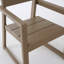 Fauteuil de jardin d'extérieur, design moderniste avec dossier-1784132686