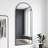 Large Oversized Arched Floor Mirror With Stand, Wall Mirror-34507445-34507446