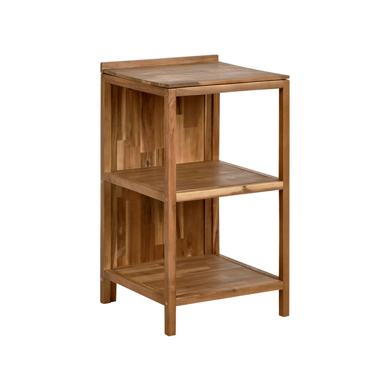 Outdoor Kitchen Island VENOSA Acacia Wood Brown
