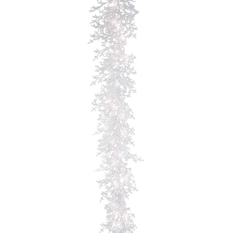 Guirlande pré-éclairée avec lumières chaudes, 6'