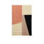 Rectangle Geometric Flatweave Rectangle 5' x 7' Wool Area Rug in Brown/Red-1768704268
