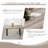 62.9-Inch Rectangular MDF Dining Table