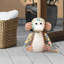 Butée de plancher pondérée en tissu singe