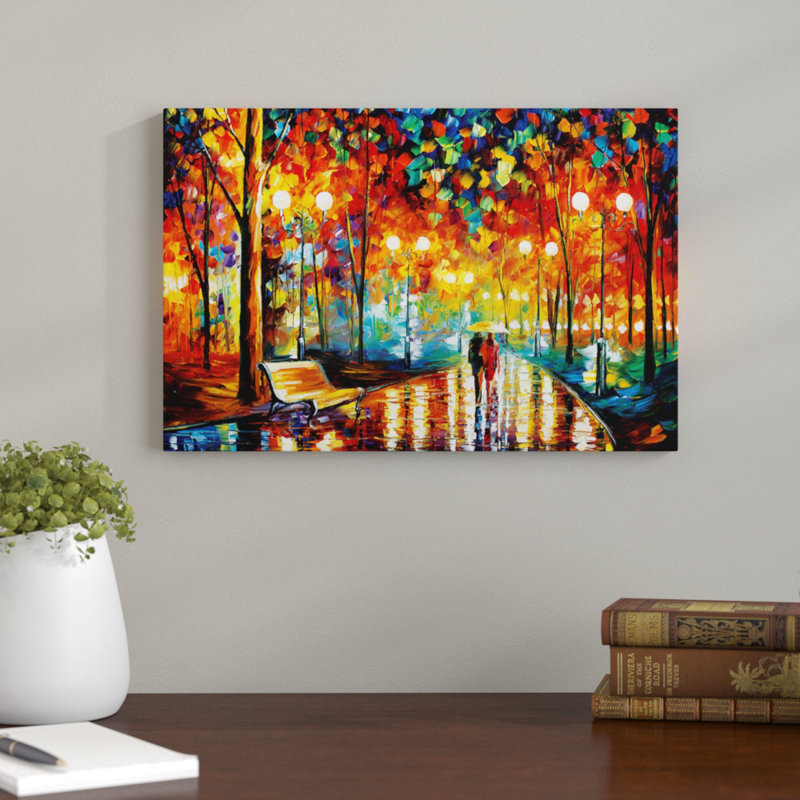«Rain's Rustle II», reproduction d'art sur toile tendue, H 8 po x l 12 po, Toile tendue, No Frame