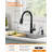 WOWOW Pull Out Kitchen Faucet with Soap Dispenser-87951589
