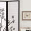 Roundhill 3-Panel Oriental Shoji Screen/Room Divider, Black