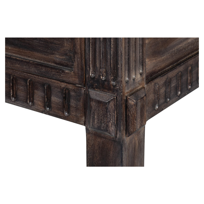 Details 78'' W Solid Wood Console Table
