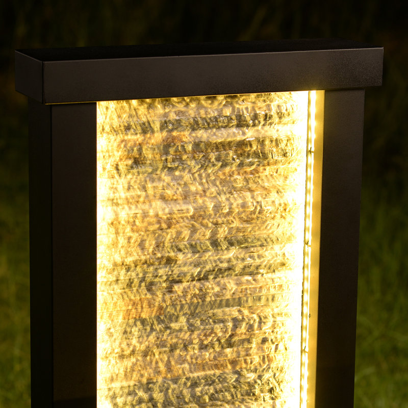 Outdoor Metal Waterfall Fountain