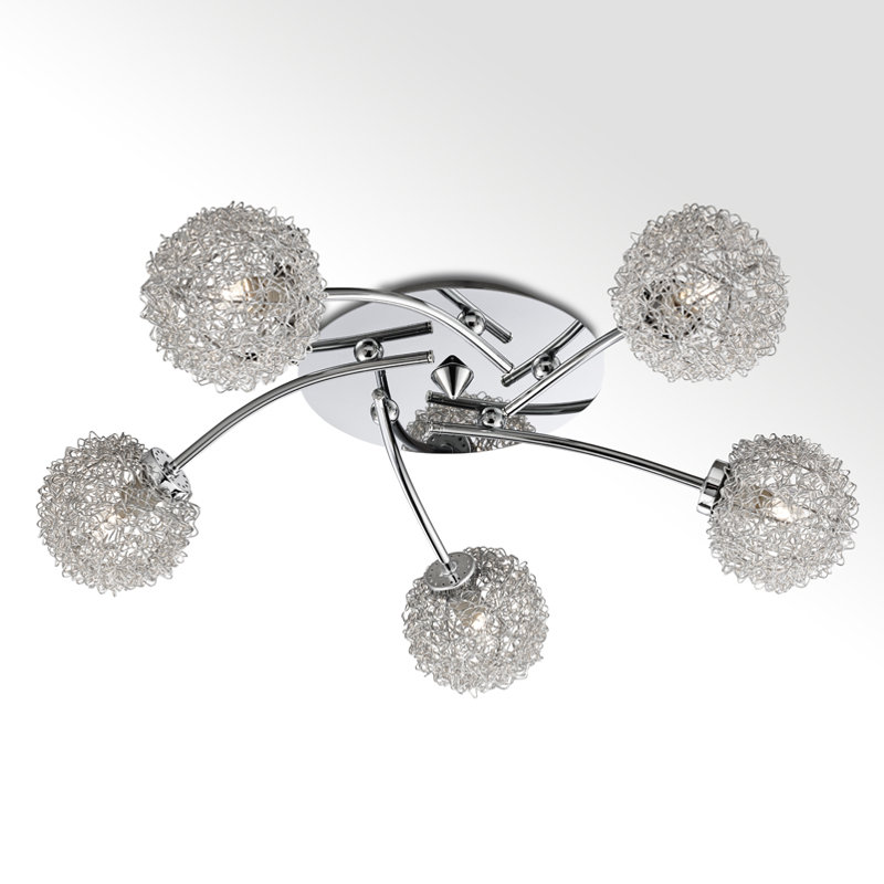 5-Light Semi Flush Mount
