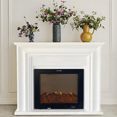 51.18"Modern Simulated Flame Heating Electric Fireplace