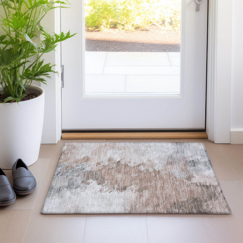 Tapis intérieur / extérieur lavable à la machine Cinead ACN1675, Rectangle 1 pi 8 po x 2 pi 6 po