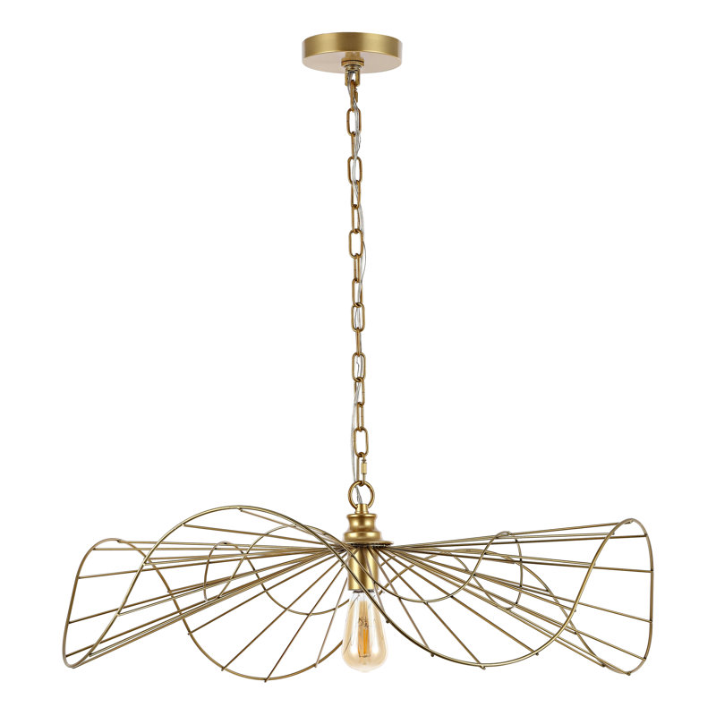 Quiriat 1 - Light Gold Novelty Pendant