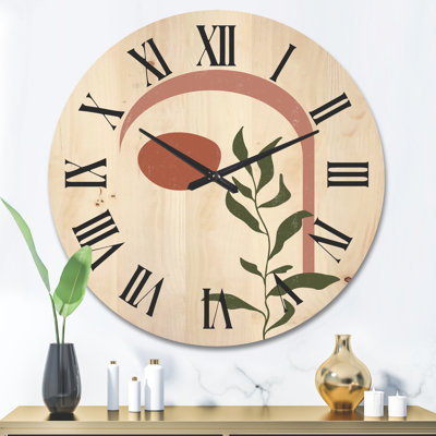 Solid Wood Wall Clock