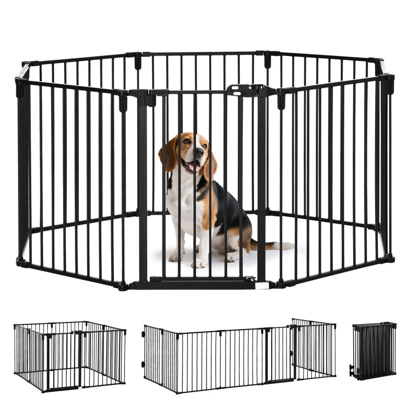 Barrière d'escalier avec barrière de sécurité pour animaux 8 panneaux et barrière de sécurité pour animaux Abdel-Rahman