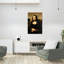 The Isleworth Mona Lisa Abstract Contemporary Landscape Portrait Wall Art Print 1 Piece Wrapped Canvas Wall Art-372191363