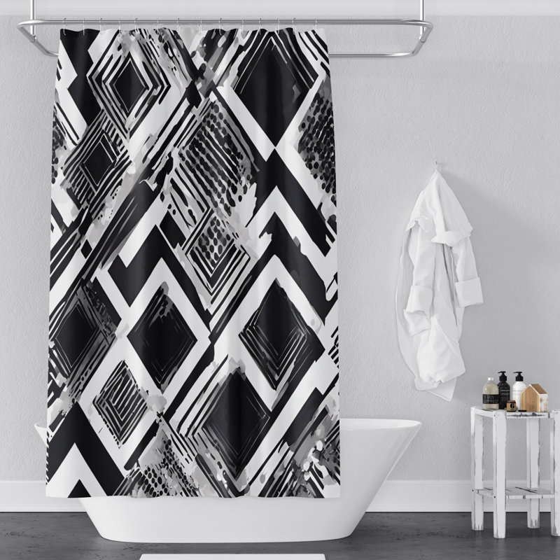 Rideau de douche Marple, H 72 po x l 70 po