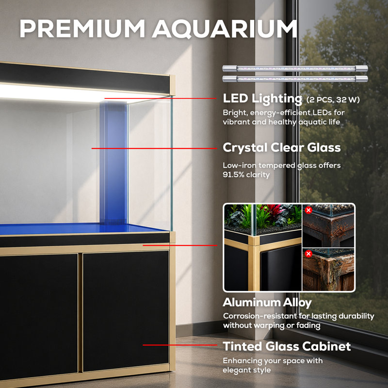 360 Gallons Rectangle Aquarium Tank
