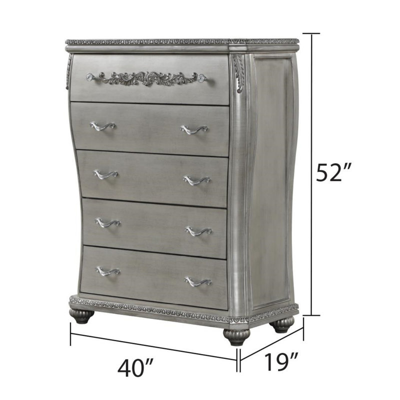 Commode 5 tiroirs Destiny