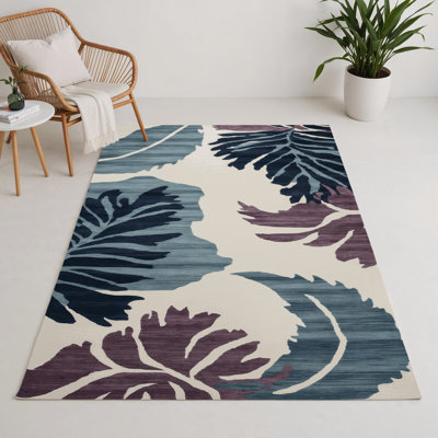 Watercolor Gray Indoor and Outdoor Area Rug
