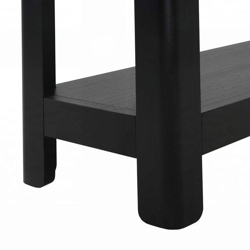 Table d'appoint 59,02 po Table d'appoint pour le couloir, Noir