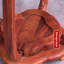 Pot de rangement chinois en bois massif-108745935