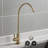 Brushed Gold Lead-Free Water Faucet, Made Of Stainless Steel With A Brass Valve Core, Suitable For Kitchens, Bars, And Coffee Shops, Rust-Proof And Durable, Compatible With Reverse Osmosis Water Purifiers.