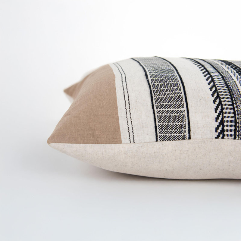 Coussin 100% coton Donny Osmond Home, H 20 po x l 20 po, Mélange de duvet, Square