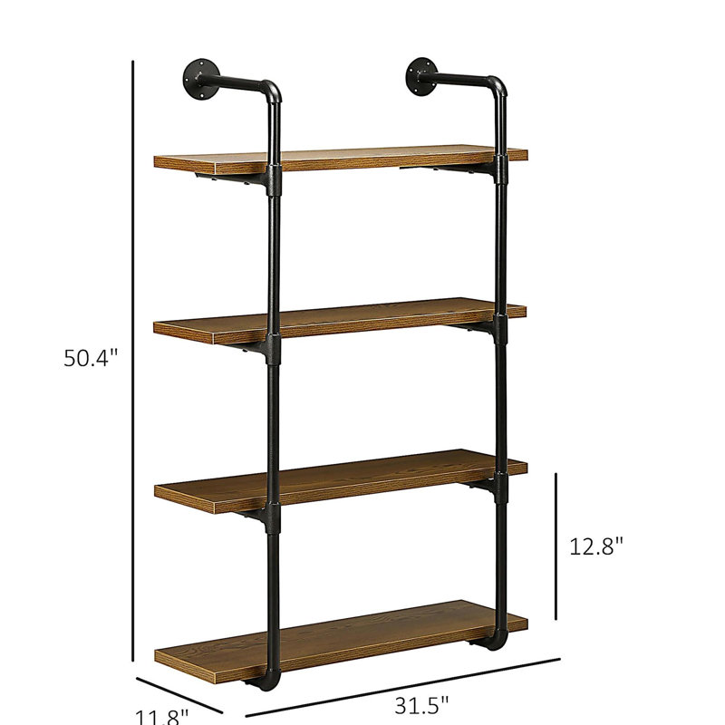 Bibliothèque murale flottante Rack