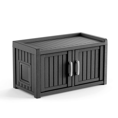 Armoire pour chat avec litière 31,97 "toutes saisons à double porte