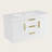 36" Wall-Mounted Floating Bathroom Vanity with 2 Drawers, Solid Wood Cabinet-608133447