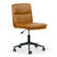 Chaise de travail pivotante en similicuir Moller-1034719727