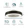 Brycon 50cm Ceiling Fan with LED Lights Remote Controlled Adjustable Speed and Dimmable Brightness