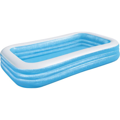Vinyl Rectangle Inflatable Pool 0.56cm H x 1.83cm W x 3.05cm L