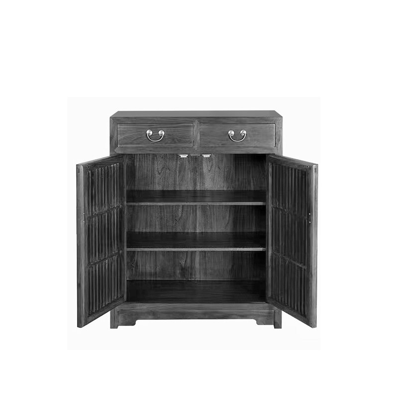Meuble de rangement chinois pour chaussures chinoises, Brun