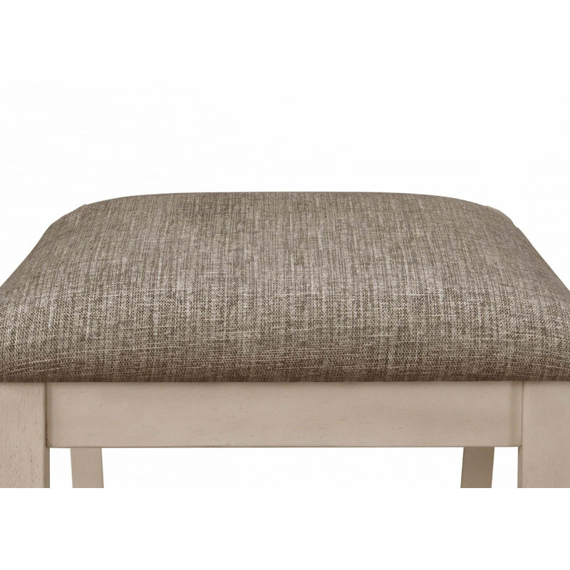 Ensemble de table de salle à manger extensible 7 pièces style chalet