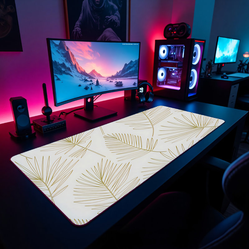 Polyester Desk Pad, 31.5x15.5