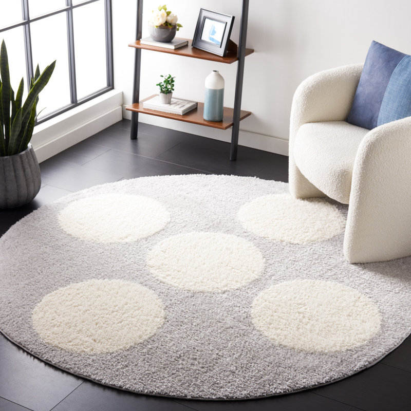 Tapis à pois Norvège Performance, Rond 6 pi 7 po