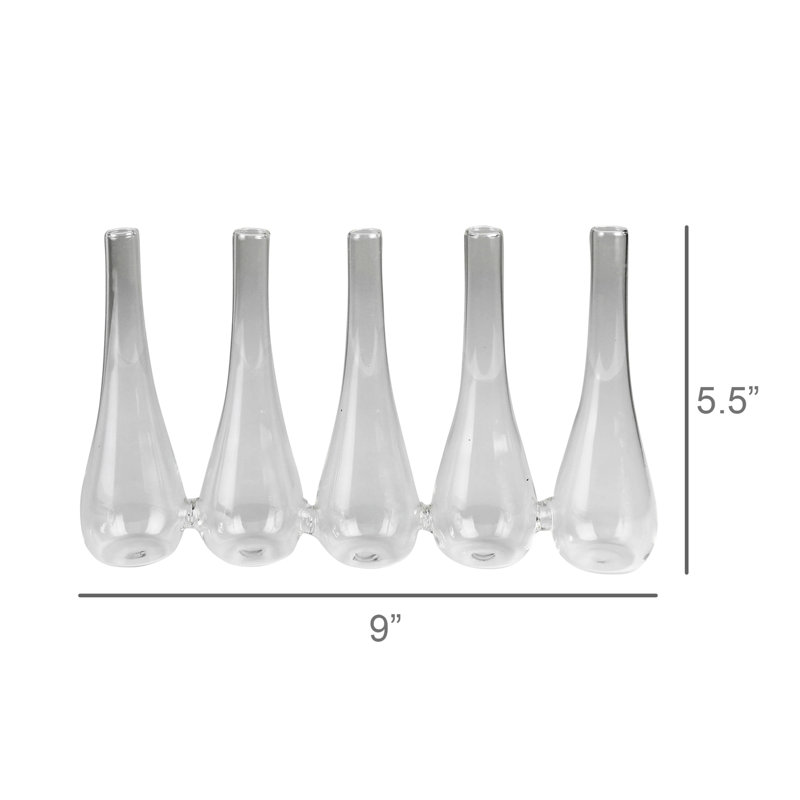 Quadruple Vase, Glass