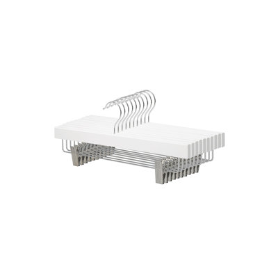 Baho Manufactured Wood Hangers With Clips