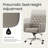 Button Tufted Faux Leather Office Task Chair with Padding-1382872556