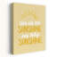 You Are My Sunshine 1 Piece Wrapped Canvas Wall Art-1961560063