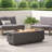 40" Outdoor 50,000 BTU Rectangular Iron Propane Fire Pit (Tank Cover Not Included)