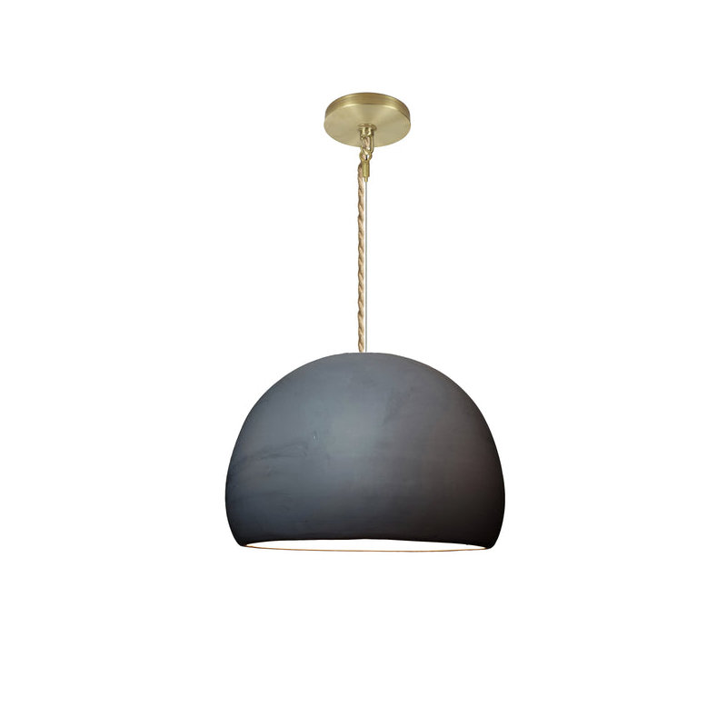 Clay 1 - Light Pendant, Matte Black, Ship